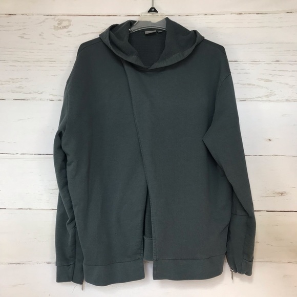 ASOS Tops - Asos Hoodie Criss Cross Open Front Large